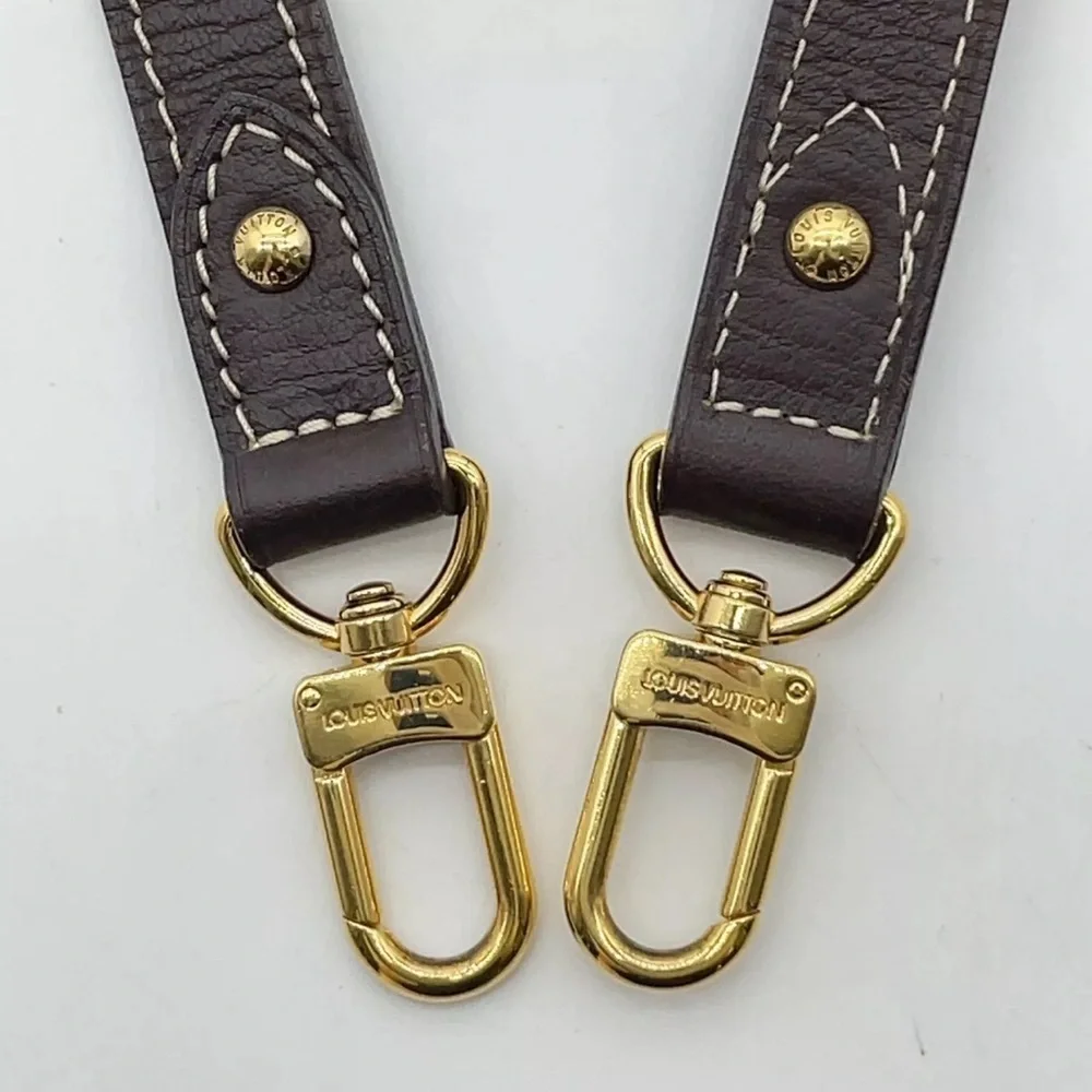 Auth Louis Vuitton Monogram Mini lin Bouzas Unjour Shoulder Bag